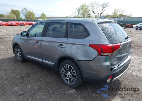 2018 Mitsubishi Outlander Es z USA, uszkodzony, nr VIN JA4AZ3A37JJ002127